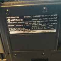 hitachi trk-9140e, снимка 5 - Радиокасетофони, транзистори - 32314993