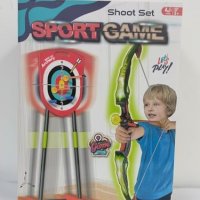 Нов детски комплект с лък и стрела 4-12 г. Подарък играчка за деца игра, снимка 6 - Други - 43558914