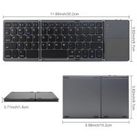 сгъваема клавиатура със сензорен панел, снимка 6 - Клавиатури и мишки - 40352078