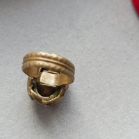 Старинен пръстен с кристал , снимка 3 - Пръстени - 43446585