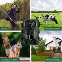 Ново 36MP HD Устройство за Наблюдение на Дивата Природа Водоустойчива камера с Нощно виждане, снимка 2 - Други стоки за дома - 43135119