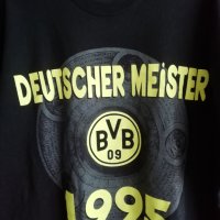 Borussia Dortmund Nike 1995 1996 Deutscher Meister Vintage оригинална тениска Борусия Дортмунд Ретро, снимка 4 - Тениски - 43662093
