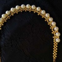 Колие и гривна от изкуствени перли. , снимка 2 - Колиета, медальони, синджири - 28331638