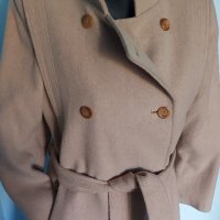 Топло двуредно палто от времето на соц-а "Мода лукс" Дружба / от вълнен шаяк, снимка 4 - Палта, манта - 43208680