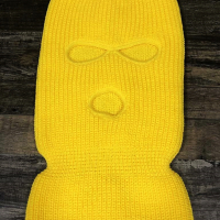 Зимна шапка маска - Yellow Balaclava , снимка 4 - Шапки - 36479147
