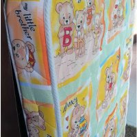 Детски двулицев матрак ТЕД+подматрачна рамка, снимка 3 - Бебешки легла и матраци - 37483901