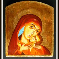 Св. Богородица (Бачковска), снимка 1 - Икони - 26977268