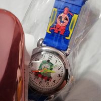Влакчето Томас Thomas силиконова верижка детски ръчен часовник, снимка 6 - Детски - 24106094