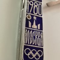 Много рядка ножка специално произведена за Олимпиадата в Москва-80,с емайл, снимка 6 - Антикварни и старинни предмети - 27874375