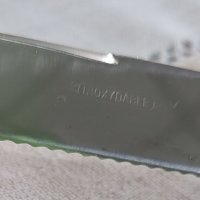 К-т ножове 12бр Inoxydable + 2бр прибори за сервиране с дръжка ПВЦ, снимка 2 - Прибори за хранене, готвене и сервиране - 38315765