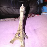 Айфеловата кула в Париж метална репродукция за украса в умален вид Н-180мм отлична, снимка 3 - Други - 43788049
