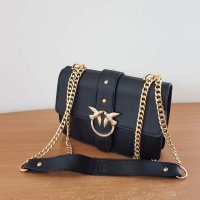Луксозна Черна чанта/реплика  Pinko ZW30, снимка 3 - Чанти - 40571063