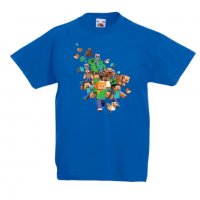 Детска тениска майнкрафт Minecraft 3, снимка 3 - Детски тениски и потници - 32697606