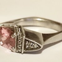 Сребърен пръстен , снимка 4 - Пръстени - 40393599