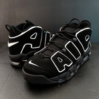 Нови Оригинални Обувки Nike Air Air More Uptempo Black Мъжки Кецове Маратонки Размер 44 Номер 28см, снимка 4 - Кецове - 40258823