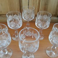Кристални чаши за вино , снимка 5 - Антикварни и старинни предмети - 33126530