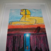"Сфинкс" картина на ЧерГарВан, снимка 5 - Картини - 37484478