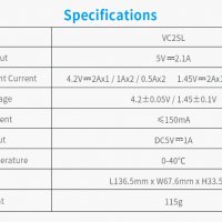 Зарядно/тестер XTAR VC2SL с LCD за 18650 Li-Ion акумулаторни батерии, снимка 13 - Друга електроника - 37791715