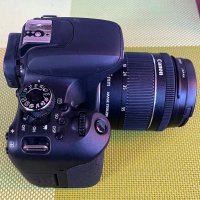 Фотоапарат DSLR Canon EOS 800D, 24.2MP, Wi-Fi, Черен + Обектив EF-S 18-55мм f/4-5.6 IS STM, снимка 2 - Фотоапарати - 44115892