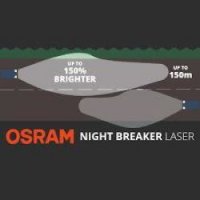  OSRAM night braker laser H1 +150%, снимка 5 - Аксесоари и консумативи - 38359838