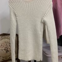 Ръчно плетен пуловер , снимка 5 - Блузи с дълъг ръкав и пуловери - 43477119