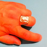 Старинен мъжки пръстен със римски войн мед - за ценители и колекционери., снимка 1 - Пръстени - 36906535