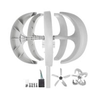 Ветрогенератор Вертикален 600w 12v вятърна турбина перка слънце ток, снимка 8 - Аксесоари и консумативи - 43667914