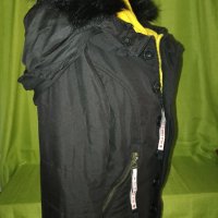 Khujo M,L- Зимно късо чудесно яке с качулка и пухкава яка, снимка 2 - Якета - 42955512