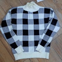Топъл дамски пуловер , снимка 1 - Блузи с дълъг ръкав и пуловери - 43341513