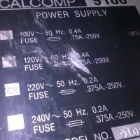 calcomp 9100 power supply-made in usa-внос швеицария, снимка 4 - Мрежови адаптери - 26426978