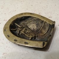Старинен бронзов пепелник, снимка 1 - Антикварни и старинни предмети - 27905074