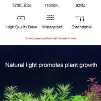 LED Разтегателна водоустойчива лампа,светлина подходяща и за водни растения, снимка 8 - Оборудване за аквариуми - 43153245