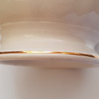 1874 - 1909 г. VILLEROY & BOCH - АНТИКВАРЕН немски порцелан супник хранене сервиз купа кашпа, снимка 11 - Други ценни предмети - 43779999