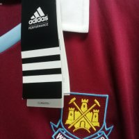 West Ham United Adidas Нова Оригинална тениска фланелка Уест Хем XL 2013/2014 дълги ръкави екип , снимка 5 - Тениски - 43640922