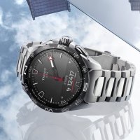 Tissot T-Touch Connect Solar Sapphire Titanium смарт часовник, снимка 15 - Смарт часовници - 40138598
