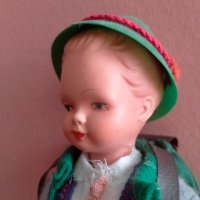 Колекционерска кукла West Germany Celluloid 21 см, снимка 14 - Колекции - 44065155