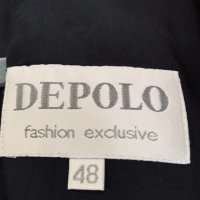 Дълга черна рокля DEPOLO, снимка 8 - Рокли - 33193761