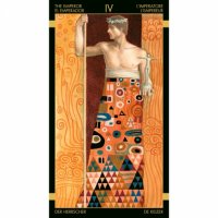карти таро LOSCARABEO GOLDEN KLIMT  нови Изкуството на Густав Климт заема водеща позиция в началото , снимка 9 - Карти за игра - 32666298