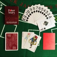 Карти за игра Pokerstars - Червени, снимка 5 - Карти за игра - 26470995