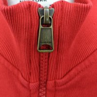 Napapijri Men's Red Long Sleeve Full Zipped Casual Track Jacket  - мъжко горнище размер L, снимка 11 - Суичъри - 43252709
