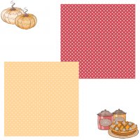 Дигитална хартия дизайнерска скрапбук хартия есен pumpkin pie, снимка 10 - Други - 38184682