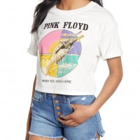 Дамска рок тениска Pink Floyd Модели и размери, снимка 3 - Тениски - 30377329