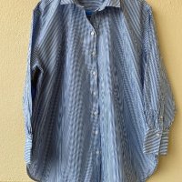 Дамска дълга риза H&M райе - L/XL, снимка 3 - Туники - 40405437