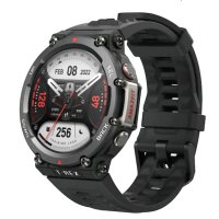 Отличен Amazfit Watch T-Rex 2 , GPS, батерия 20 дни+4 каишки+протектор, снимка 2 - Смарт гривни - 43306152