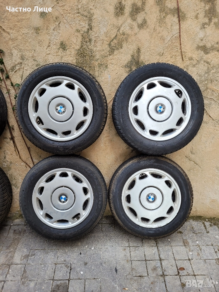 Желязни джанти със зимни гуми 15 цола , снимка 1