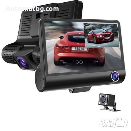 Видеорегистратор – HD DVR VIDEO CAR DVR + Камера за задно виждане, снимка 1