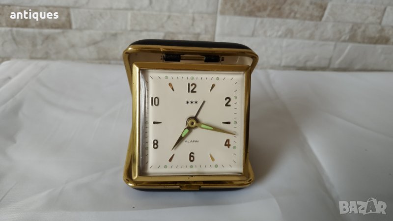 Стар туристически часовник / будилник - Haramachi Seiki Co. - Made in Japan - 1965г., снимка 1