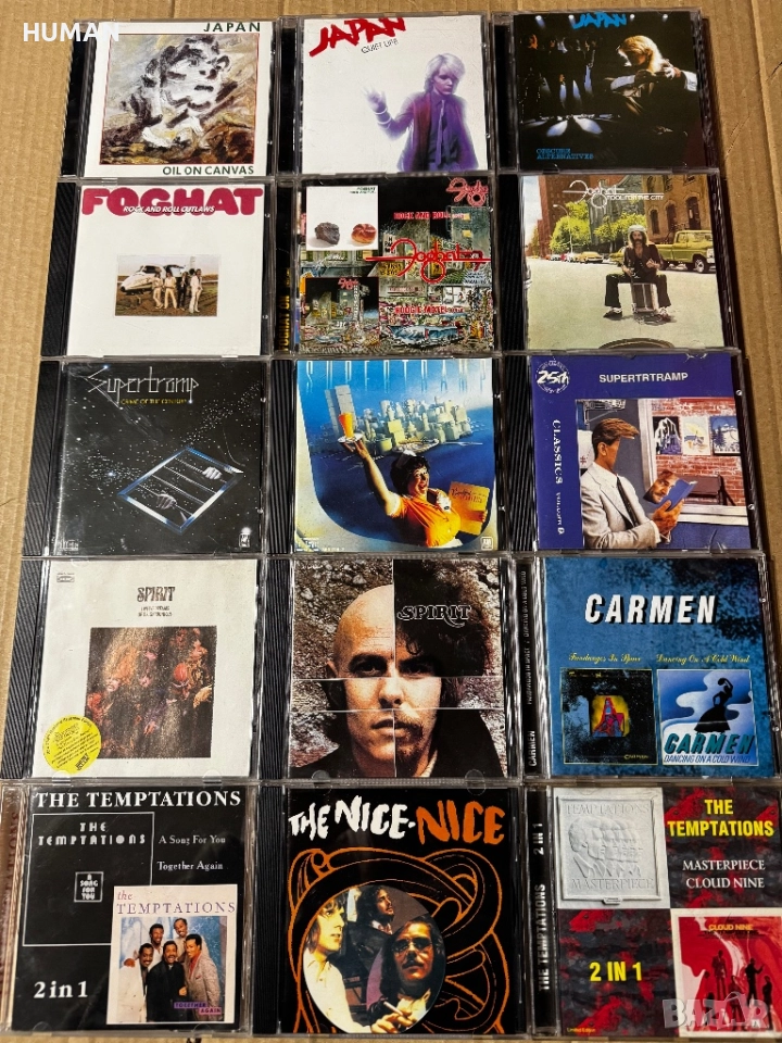 Japan - Foghat - Spirit - Supertramp - The Nice - Temptations , снимка 1