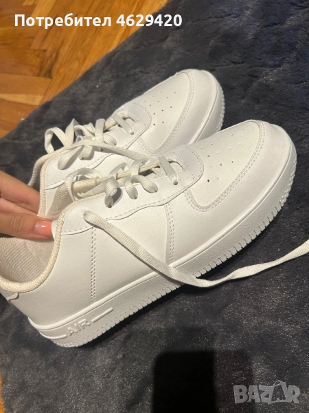 Чисто бели обувки , снимка 1