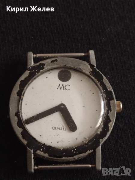 Интересен мъжки часовник с Швейцарска импулсна машинка за любители MC QUARTZ - 26854, снимка 1